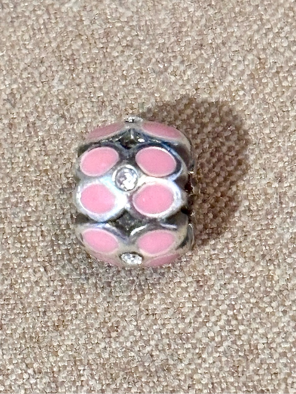 🆕Listing! 🆕 Brighton Mini Ring of Flower bead in pink Fits MINI holders ONLY